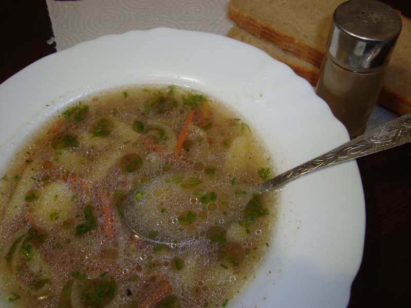 Суп с гречкой