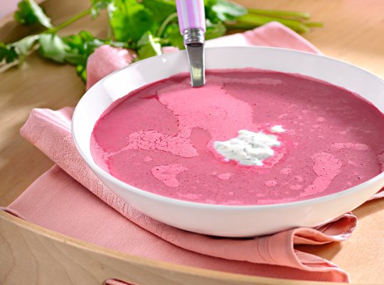 Кефир с вареной свеклой