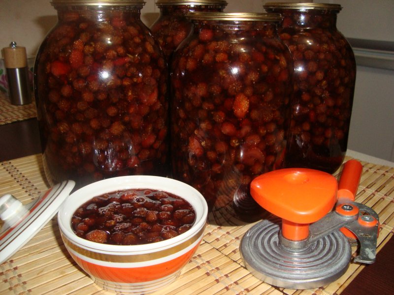 Варенье из лесной земляники