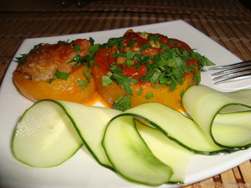 Фаршированные кабачки