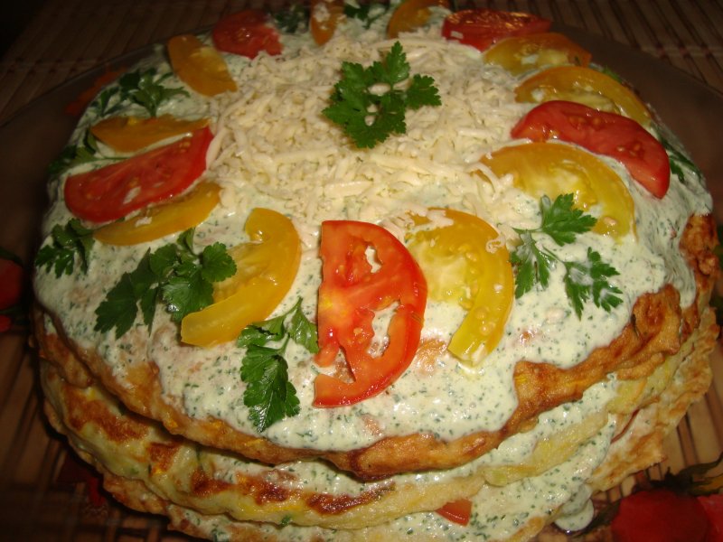 Торт из кабачков