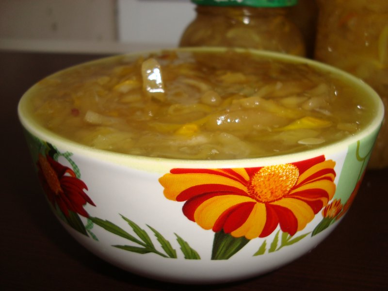 Яблочно-кабачковое желе