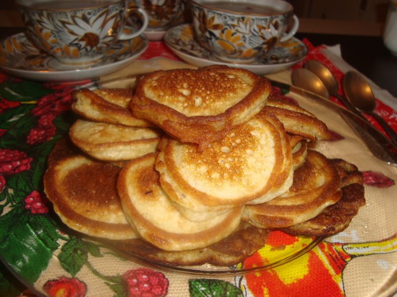 Гороховые оладушки