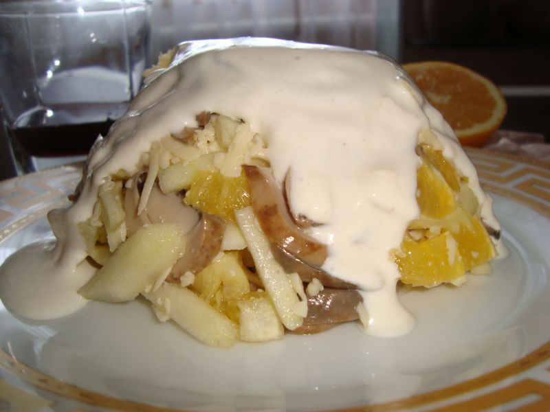 Салат Снежный ком