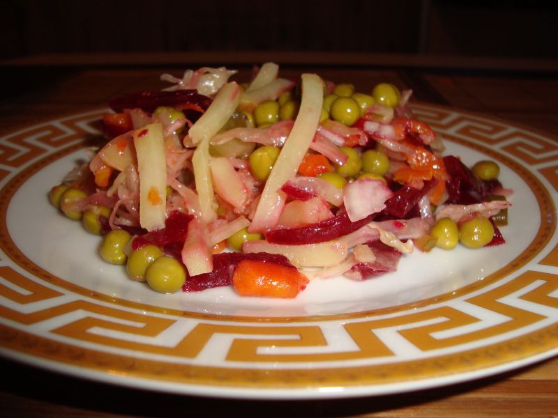 Винегрет с кунжутным маслом