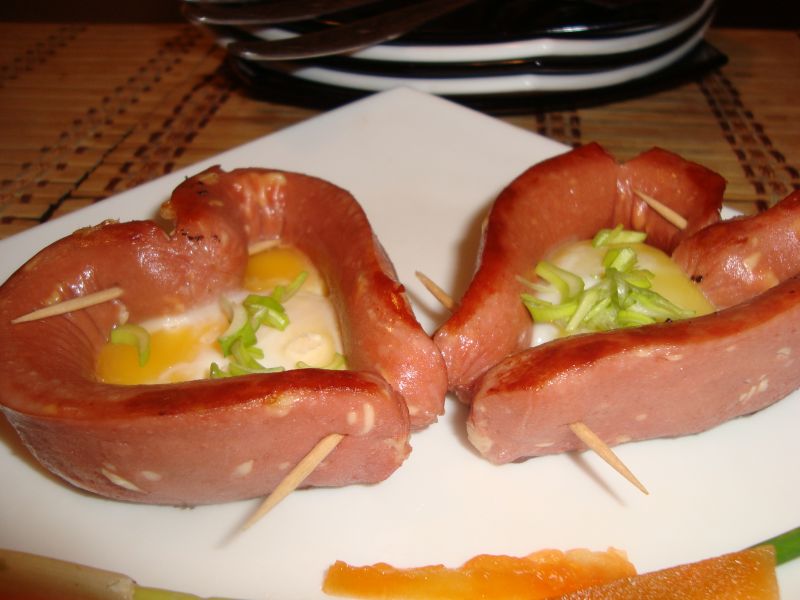 Яичница в сердце