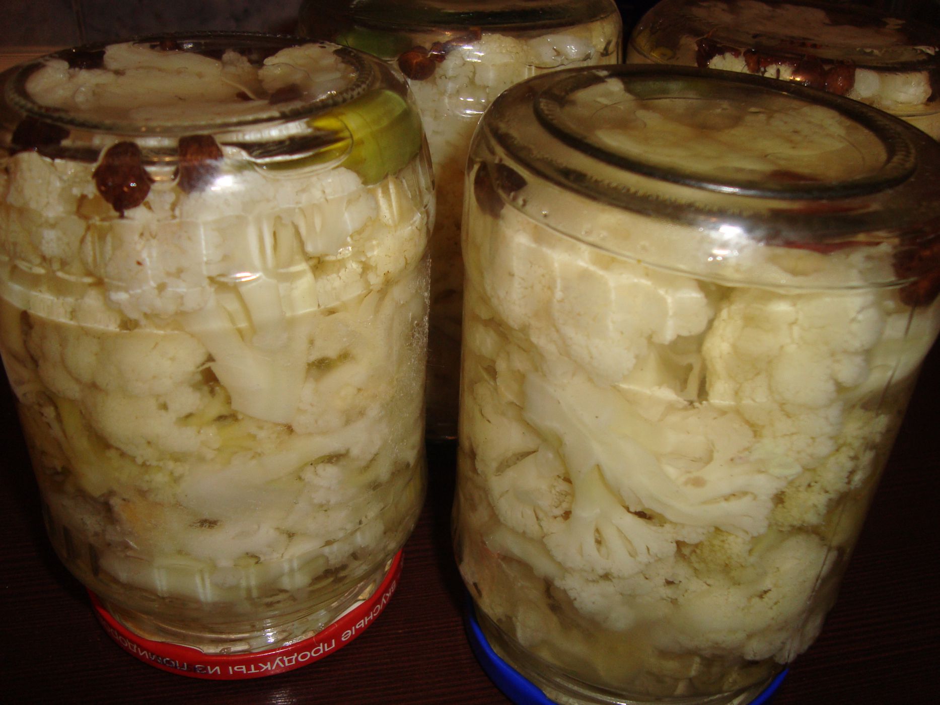 Капуста цветная маринованная