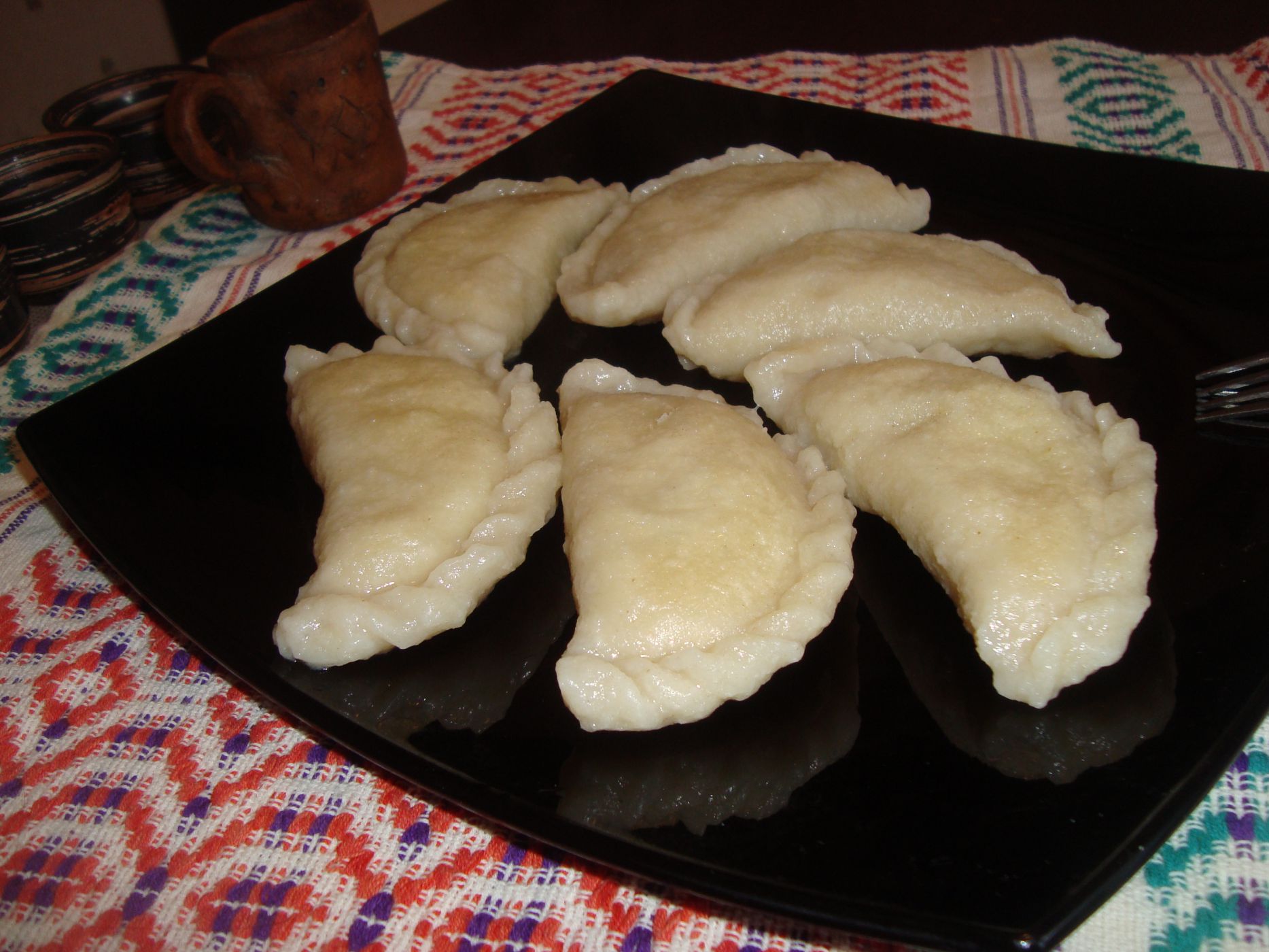 Вареники с картошкой и жареным луком
