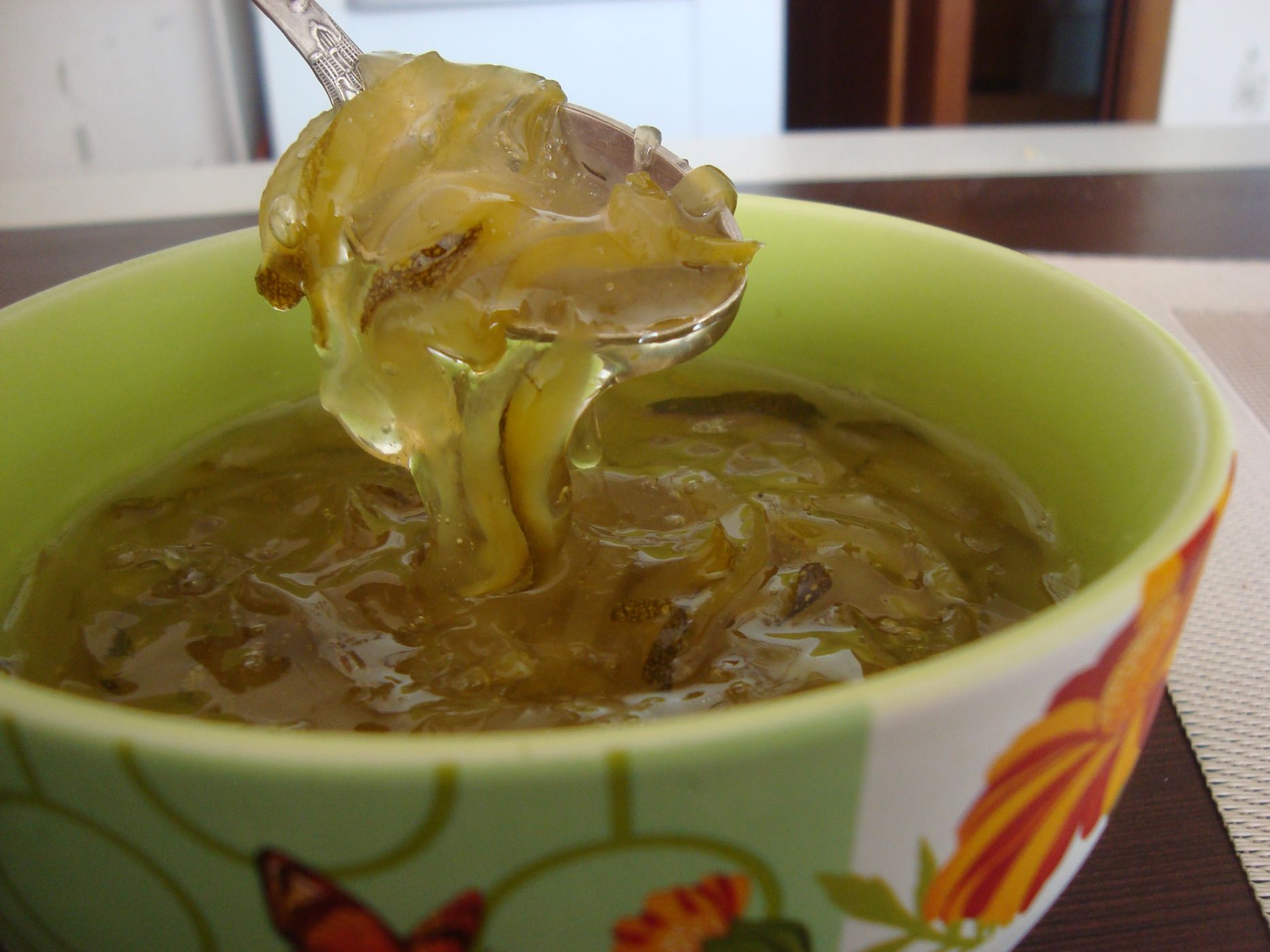 Желе из цукини с лимоном