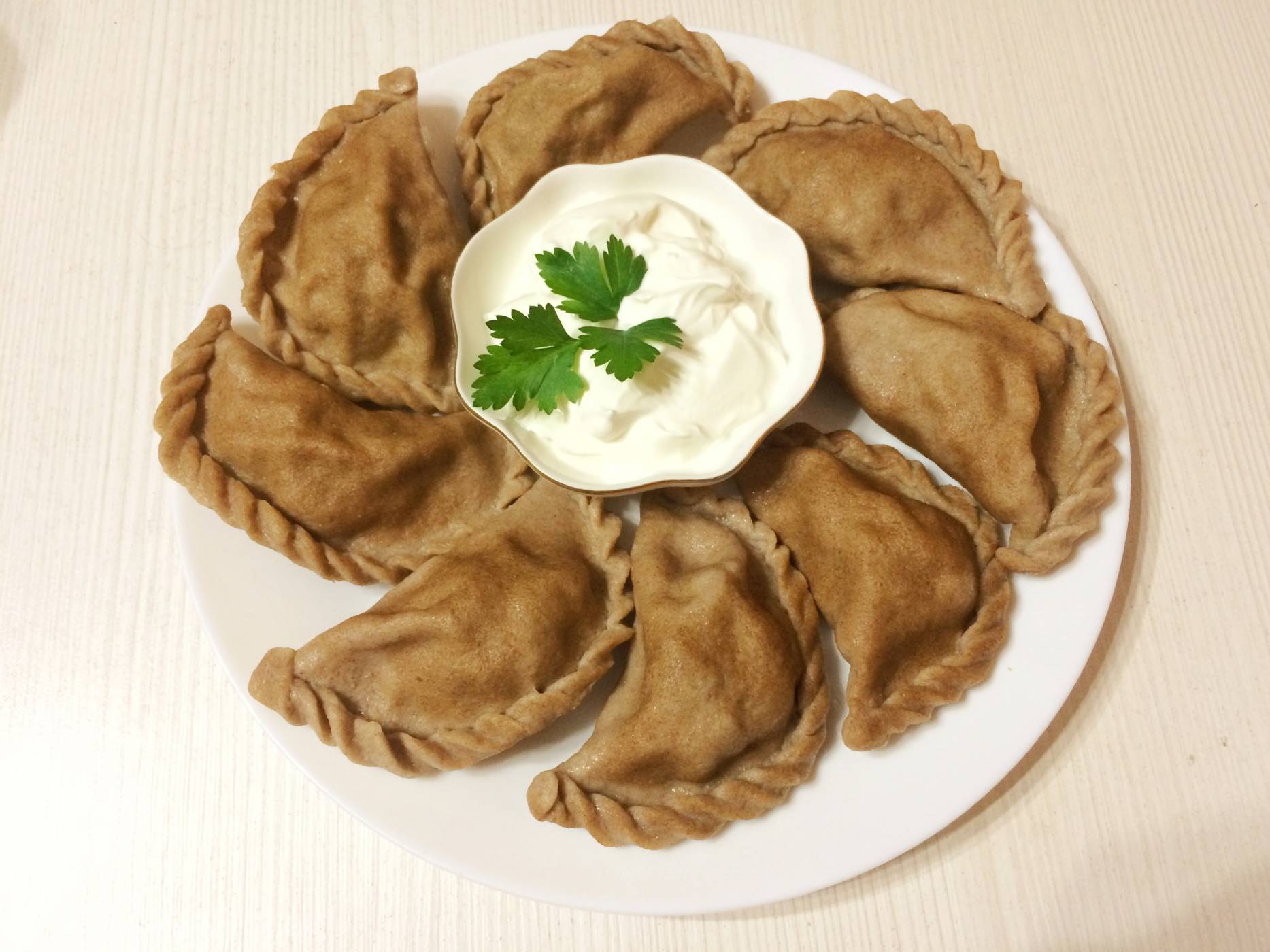 Деревенские пельмени из цельносмолотого зерна