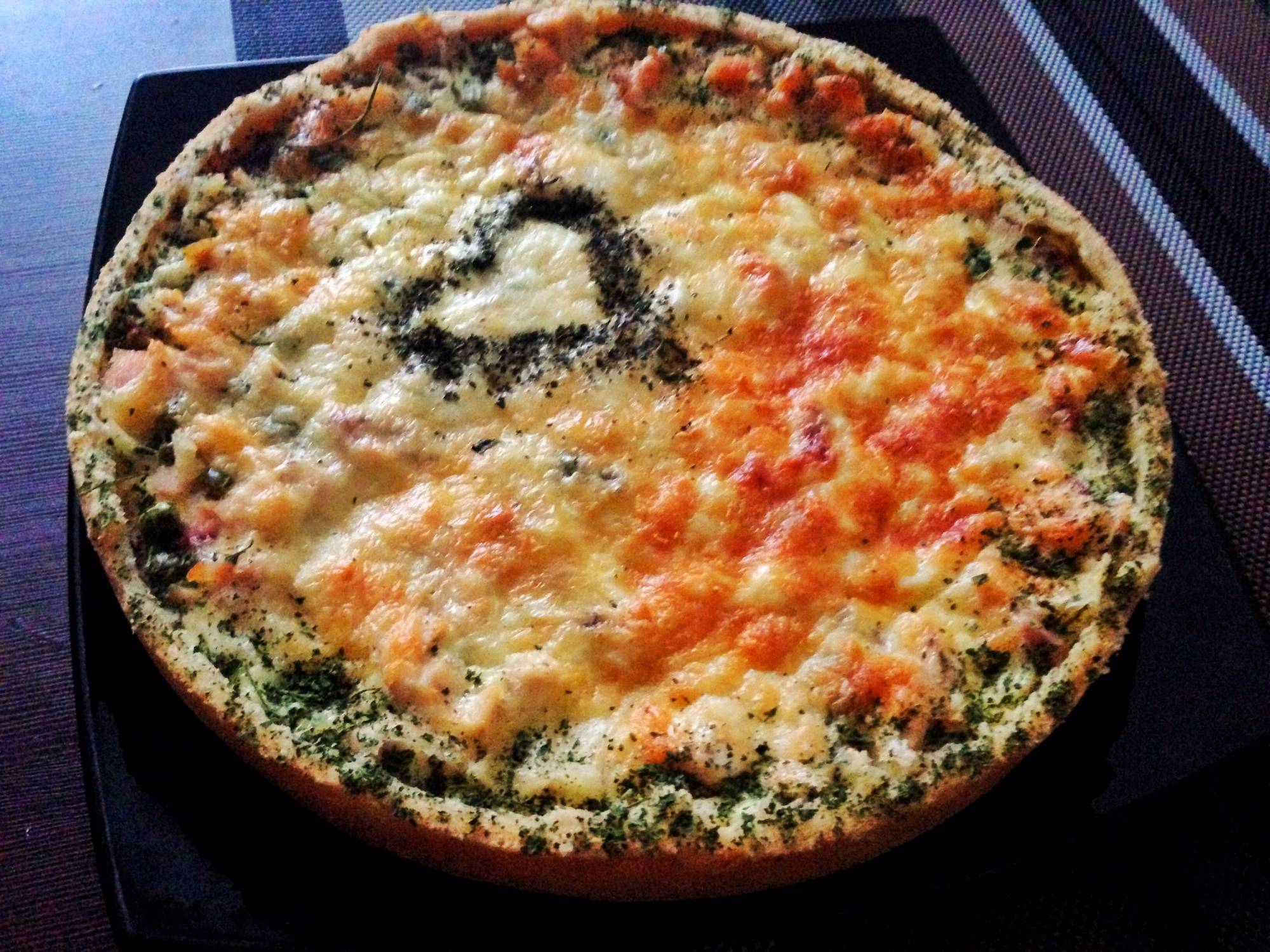 Киш с куриной грудкой