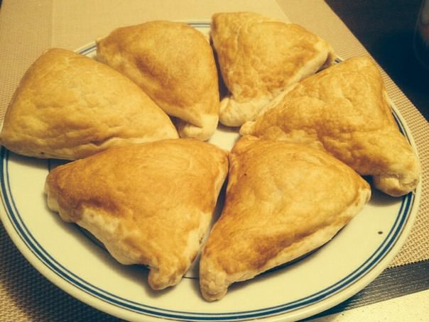 Пирожки с грибами постные