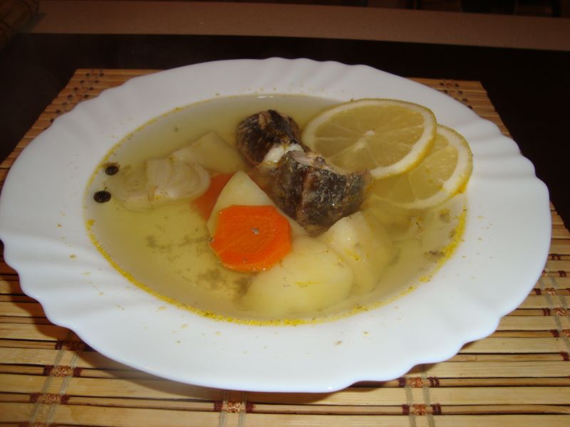 Царская уха из стерляди