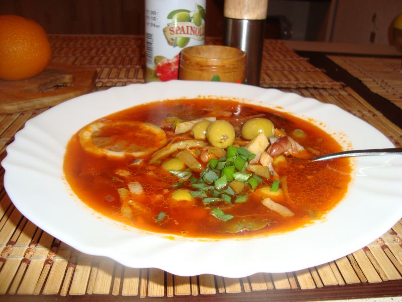 Солянка постная