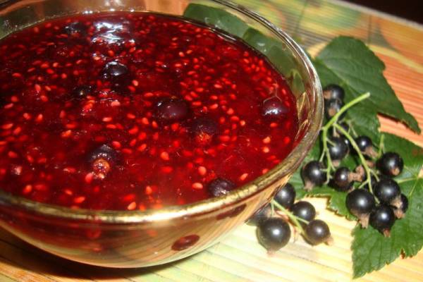 Варенье ассорти из малины и черной смородины