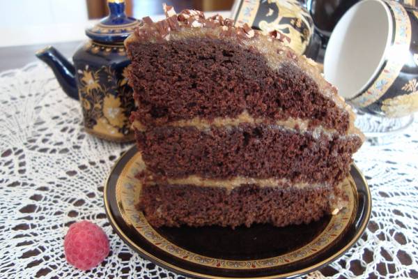 Шоколадный торт c кофейным кремом