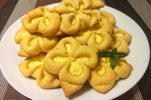 Песочное печенье с творогом