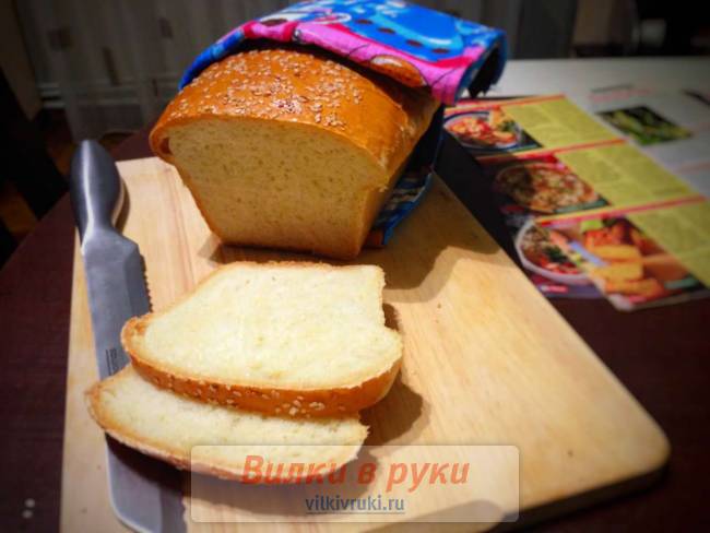 Кунжутный хлеб на сыворотке