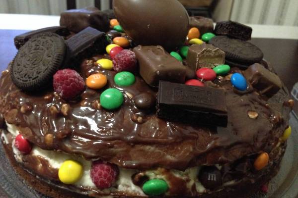 Шоколадный торт детский