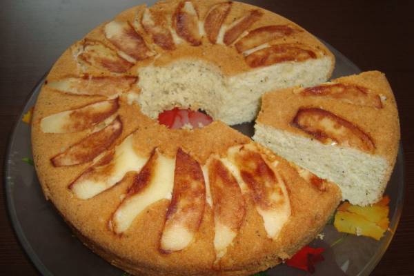 Шарлотка с  маком