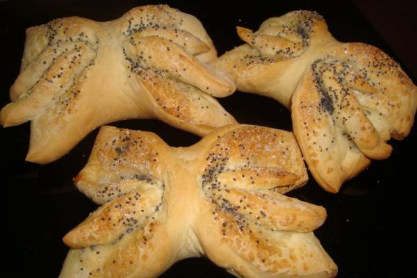 Плюшки - бантики постные