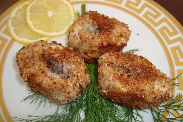 Судак в ореховой корочке