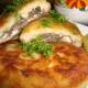 Зразы картофельные с грибной начинкой