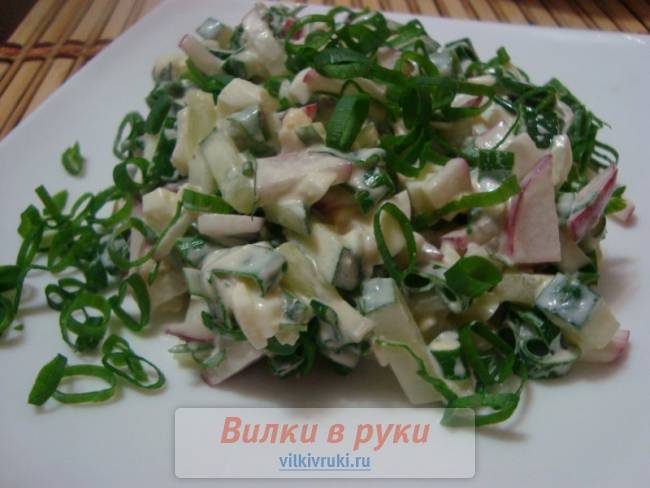Салат из редиски