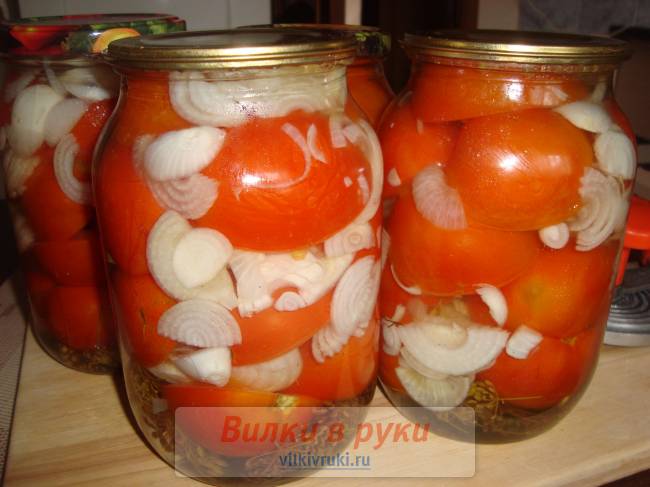 Вкусные помидорные дольки на зиму