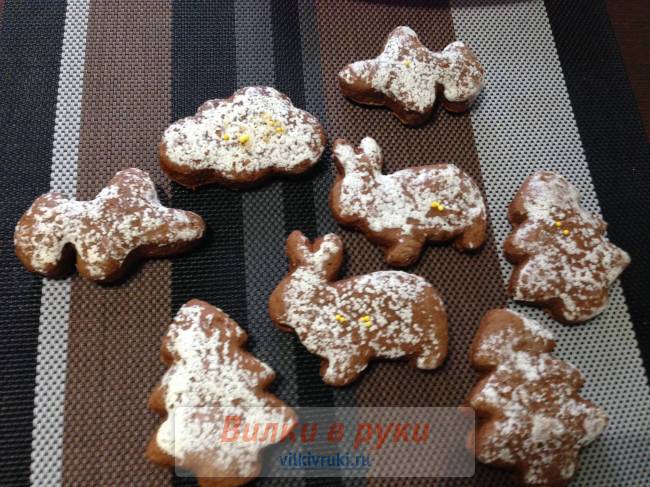 Пряники шоколадные