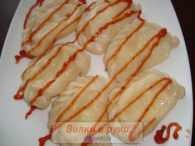 Вареники с творогом и картошкой